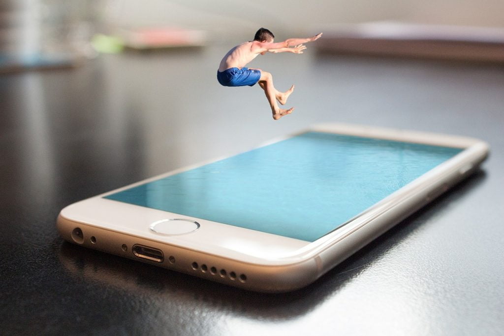 smartphone jump