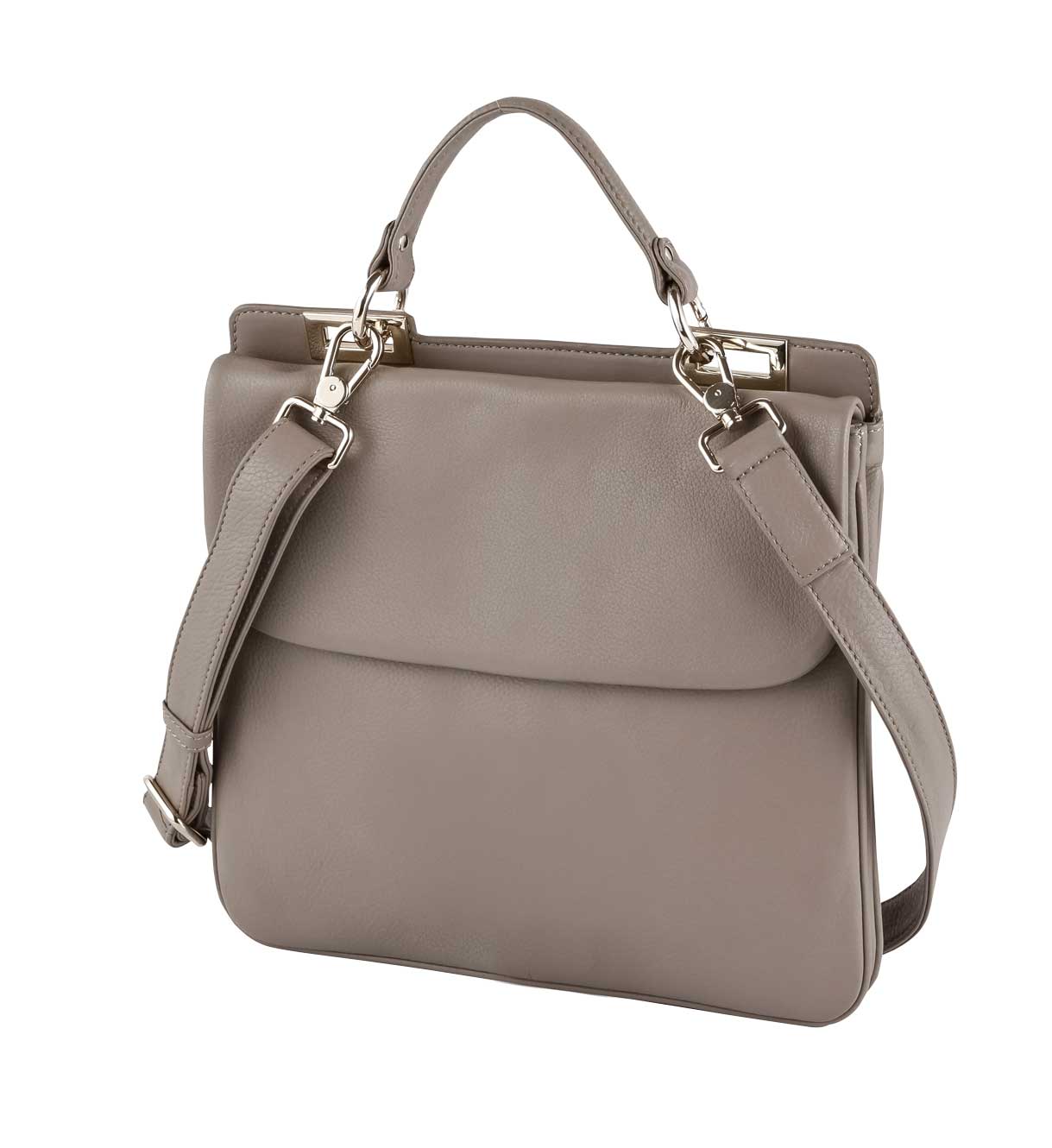 Tasche beige Multipfad Henkel